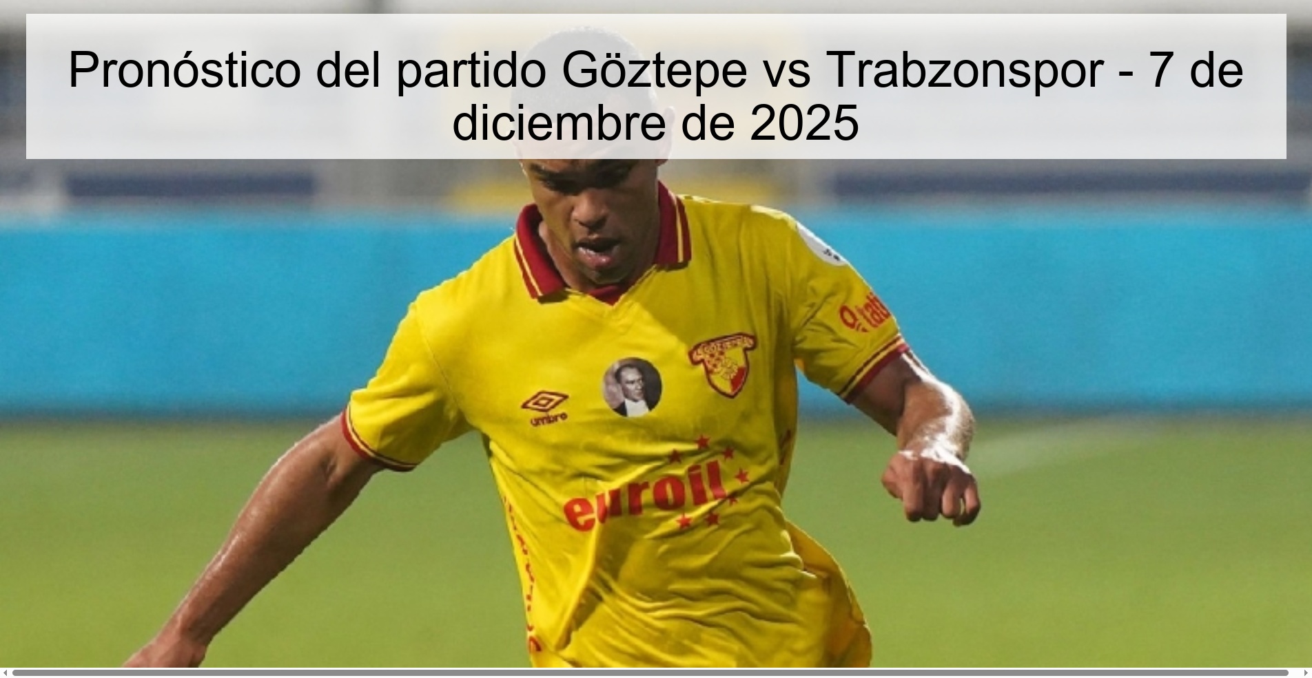 Göztepe vs Trabzonspor Prediction – December 7, 2025