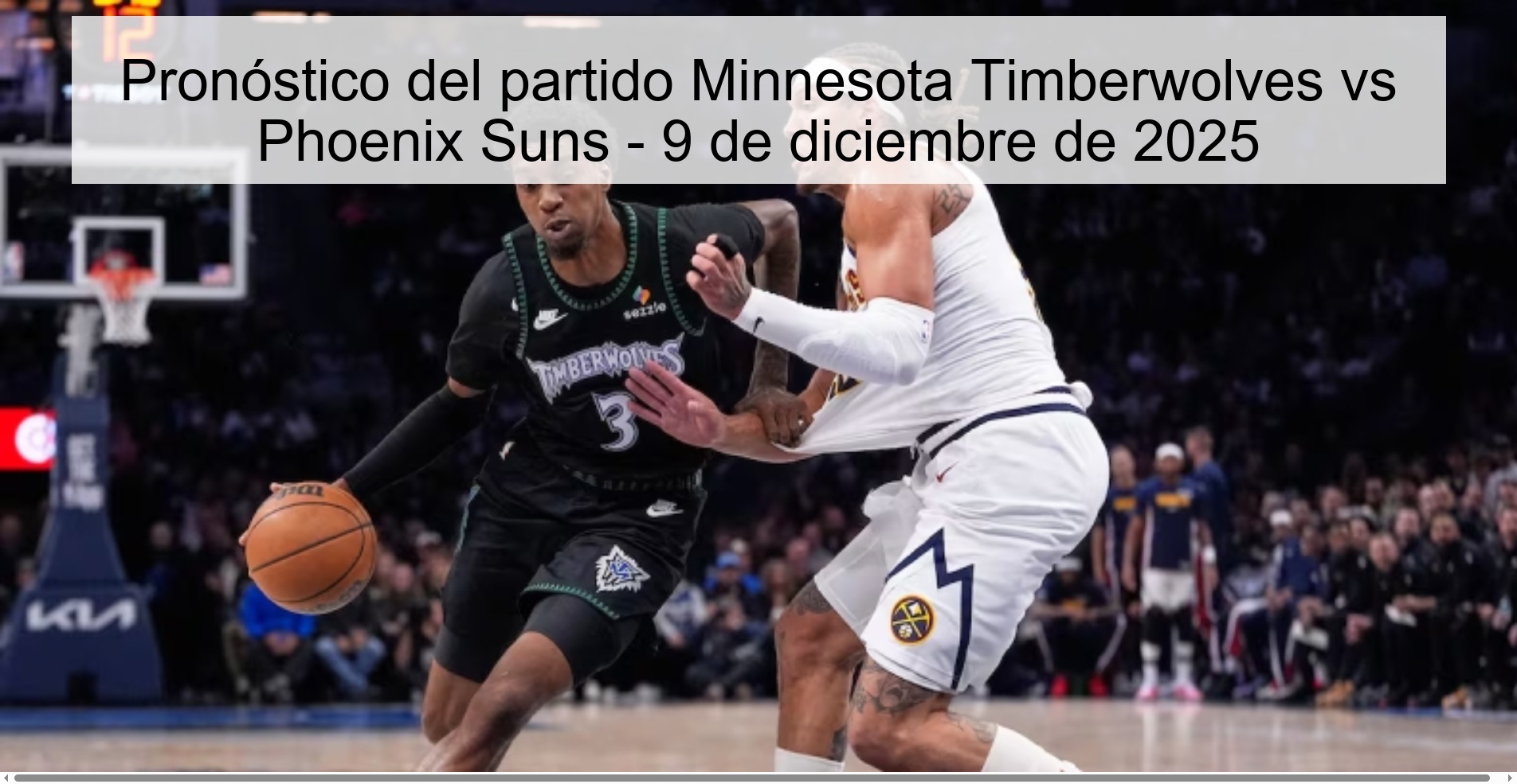 Minnesota Timberwolves vs Phoenix Suns Prediction – December 9, 2025