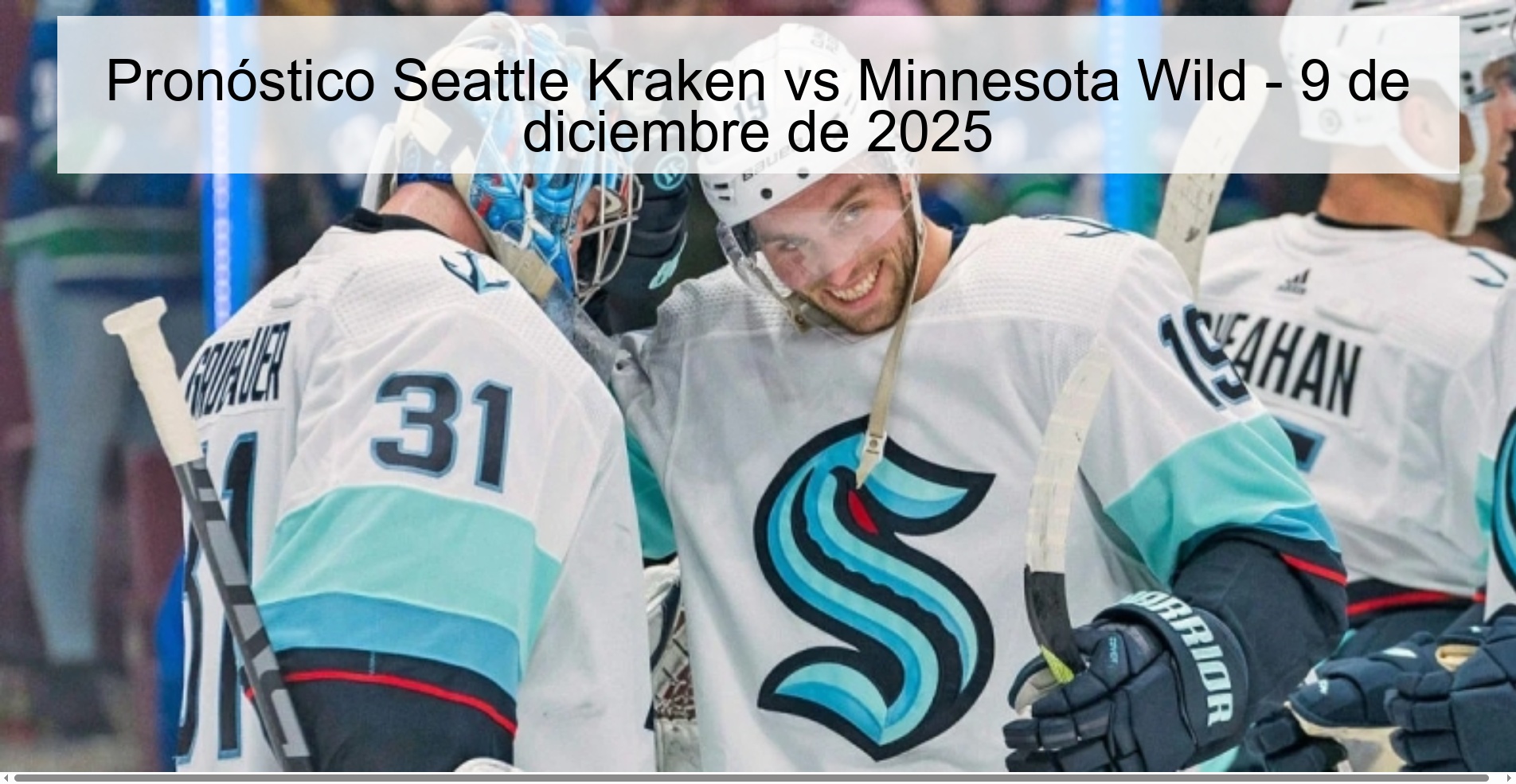 Seattle Kraken vs Minnesota Wild Prediction – December 9, 2025