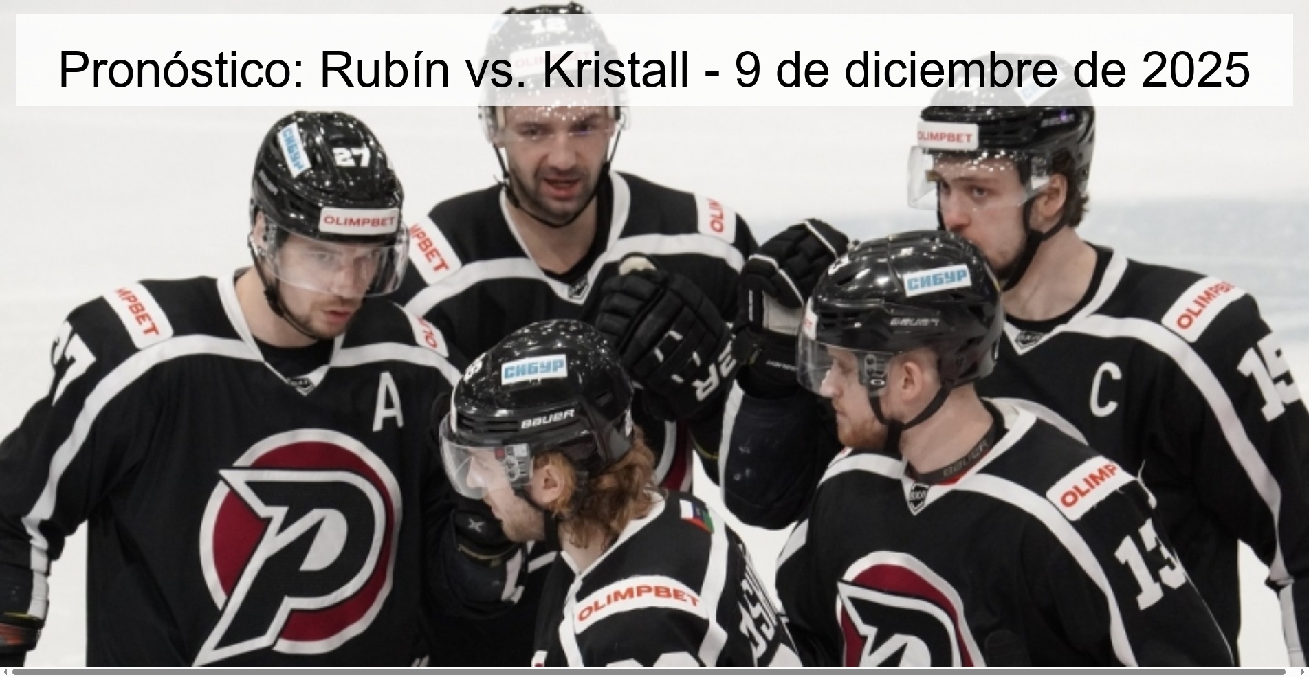 Prediction: Rubin vs. Kristall - December 9, 2025