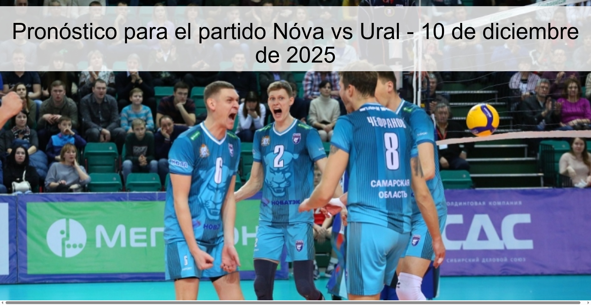 Prediction for the match Nóva vs Ural - December 10, 2025
