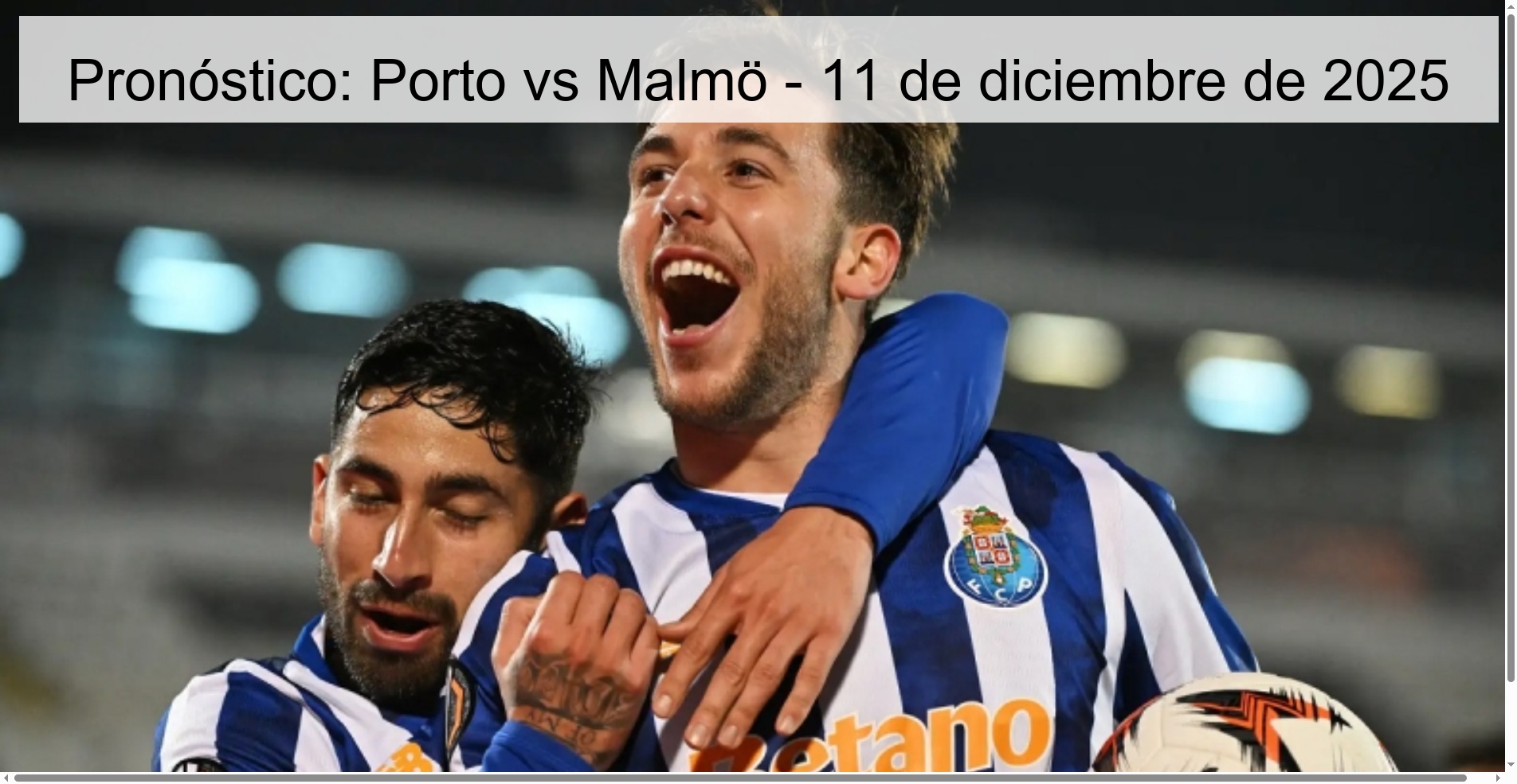 Prediction: Porto vs Malmö – December 11, 2025