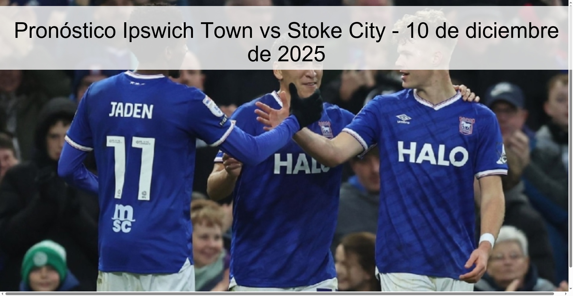 Ipswich Town vs Stoke City Prediction – December 10, 2025