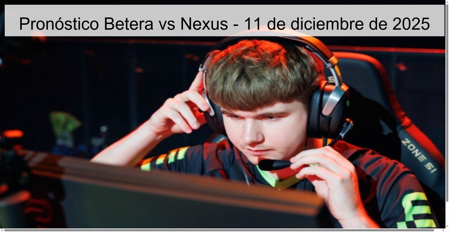 Betera vs Nexus Prediction – December 11, 2025