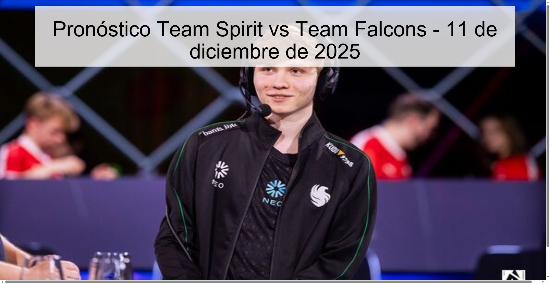 Team Spirit vs Team Falcons Prediction – December 11, 2025