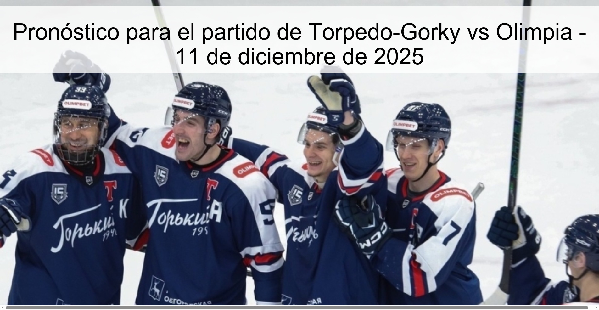Prediction for the Torpedo-Gorky vs Olimpia match - December 11, 2025