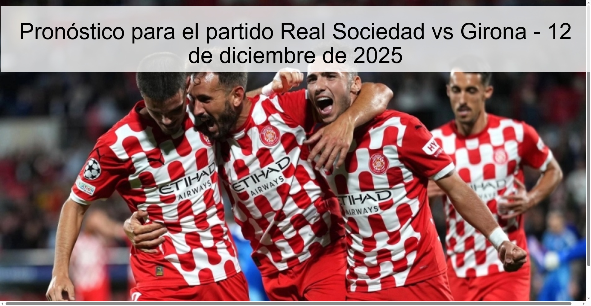 Prediction for the match Real Sociedad vs Girona - December 12, 2025