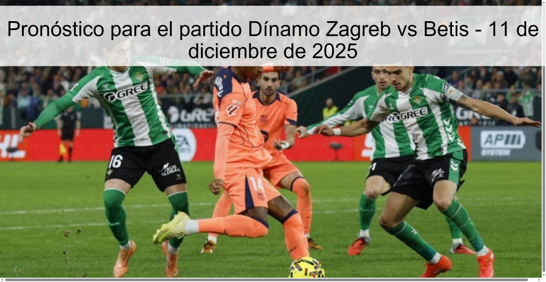 Prediction for the match Dinamo Zagreb vs Betis - December 11, 2025