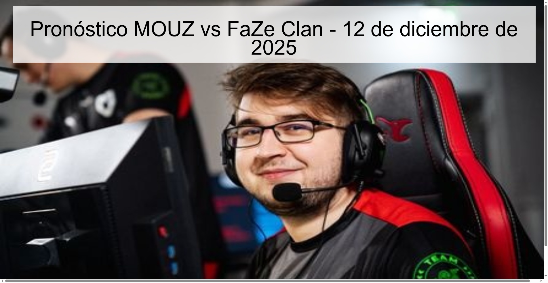 MOUZ vs FaZe Clan Prediction – December 12, 2025