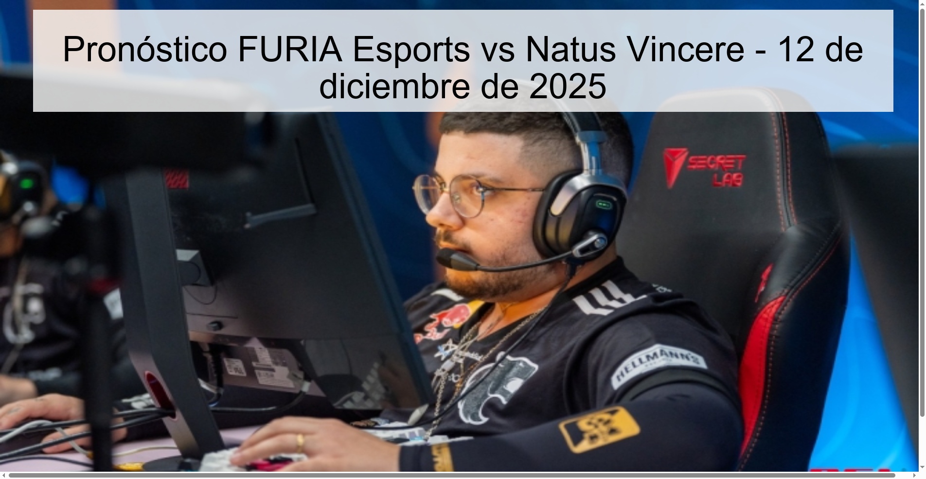 FURIA Esports vs Natus Vincere Prediction – December 12, 2025