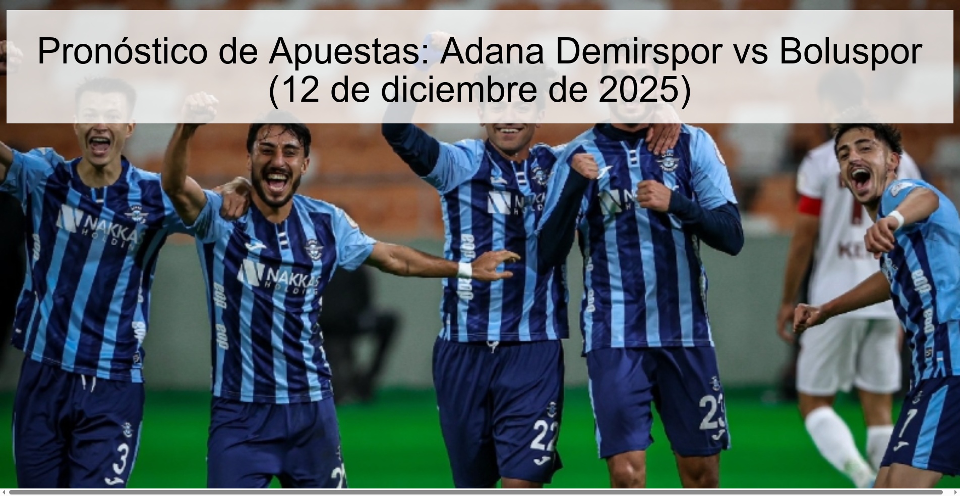 Betting Prediction: Adana Demirspor vs Boluspor (December 12, 2025)