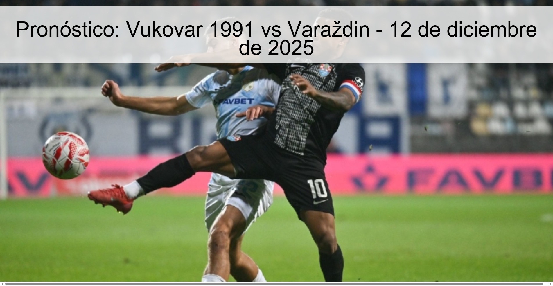 Prediction: Vukovar 1991 vs Varazdin – December 12, 2025