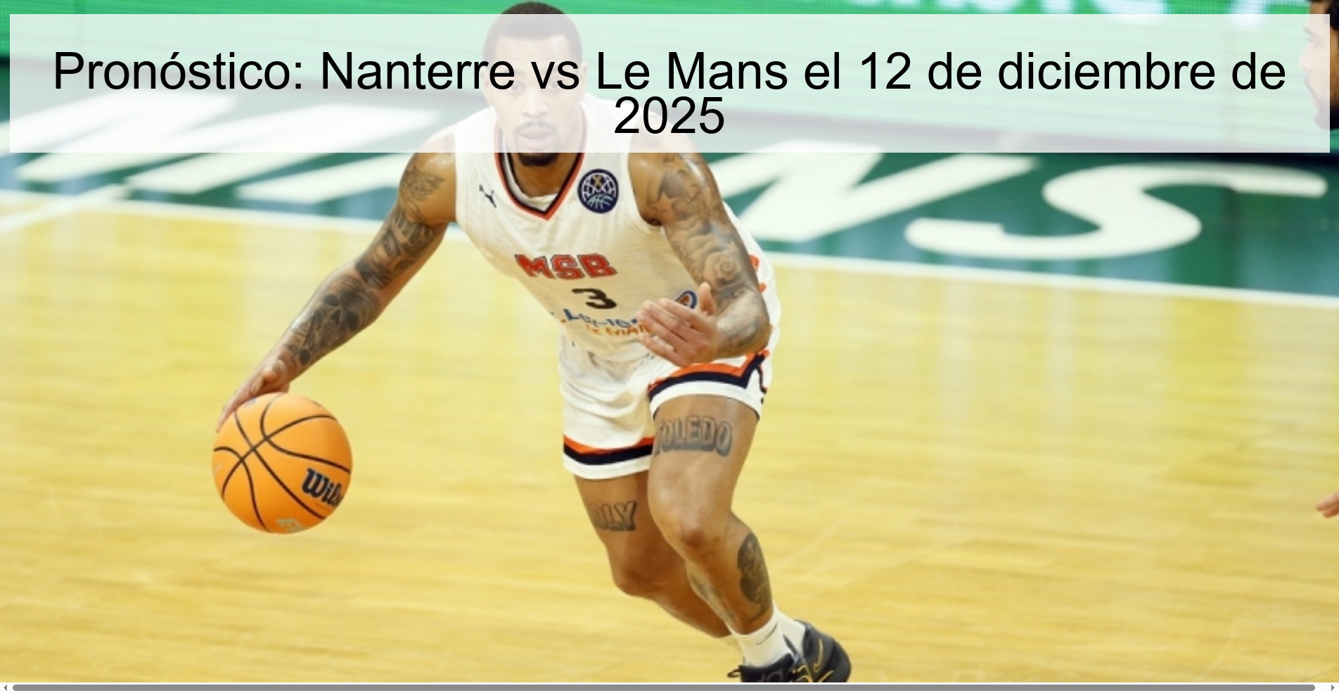 Prediction: Nanterre vs Le Mans on December 12, 2025