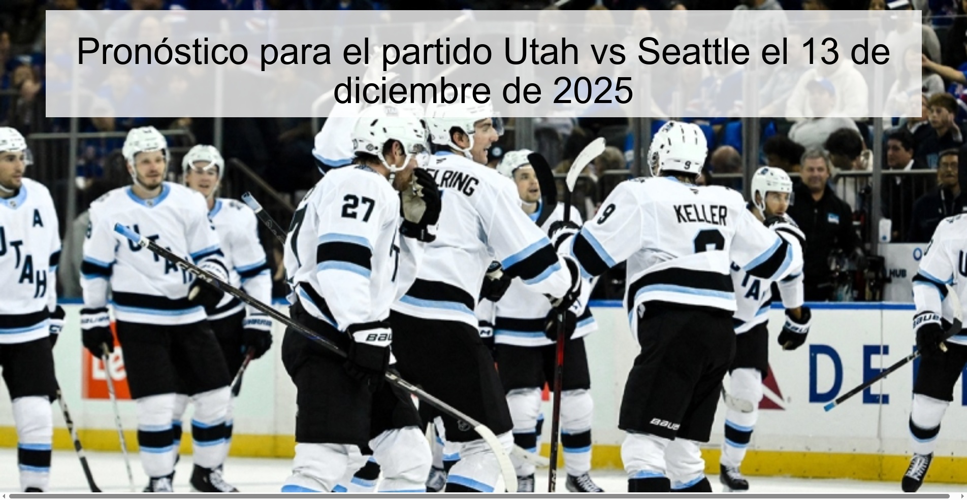 Prediction for the Utah vs Seattle match on December 13, 2025