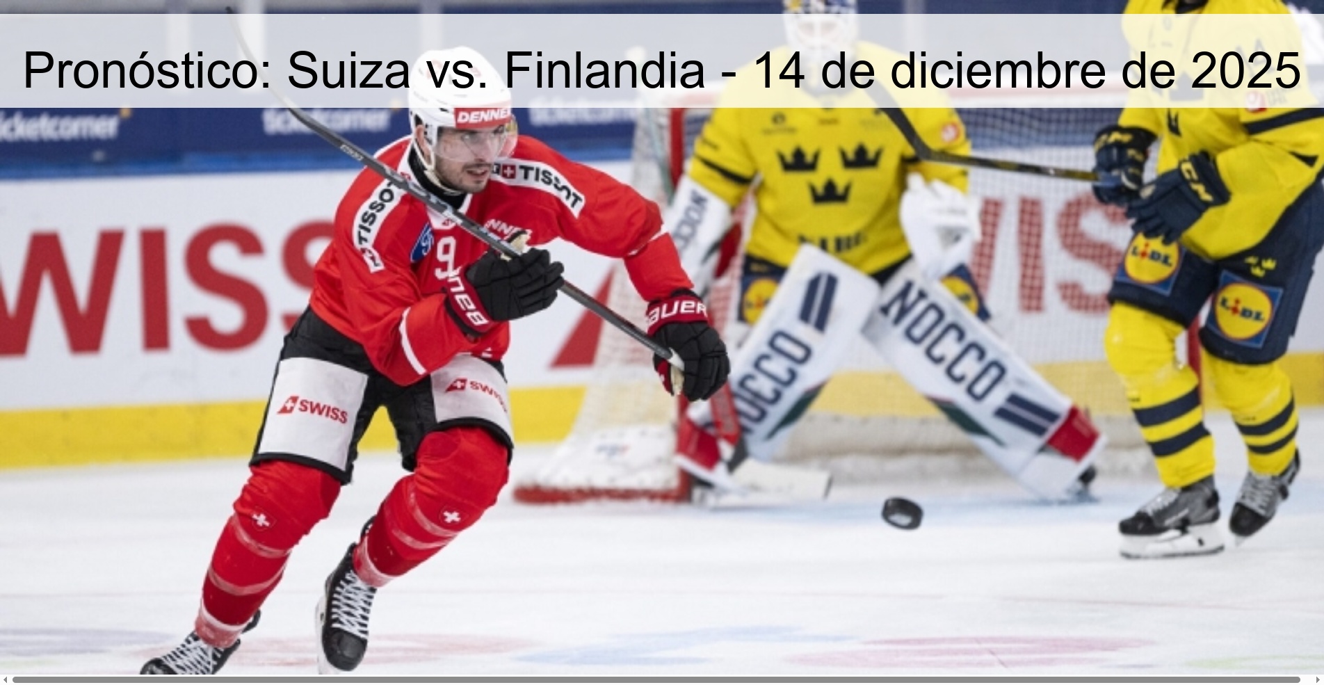 Prediction: Switzerland vs. Finland - December 14, 2025