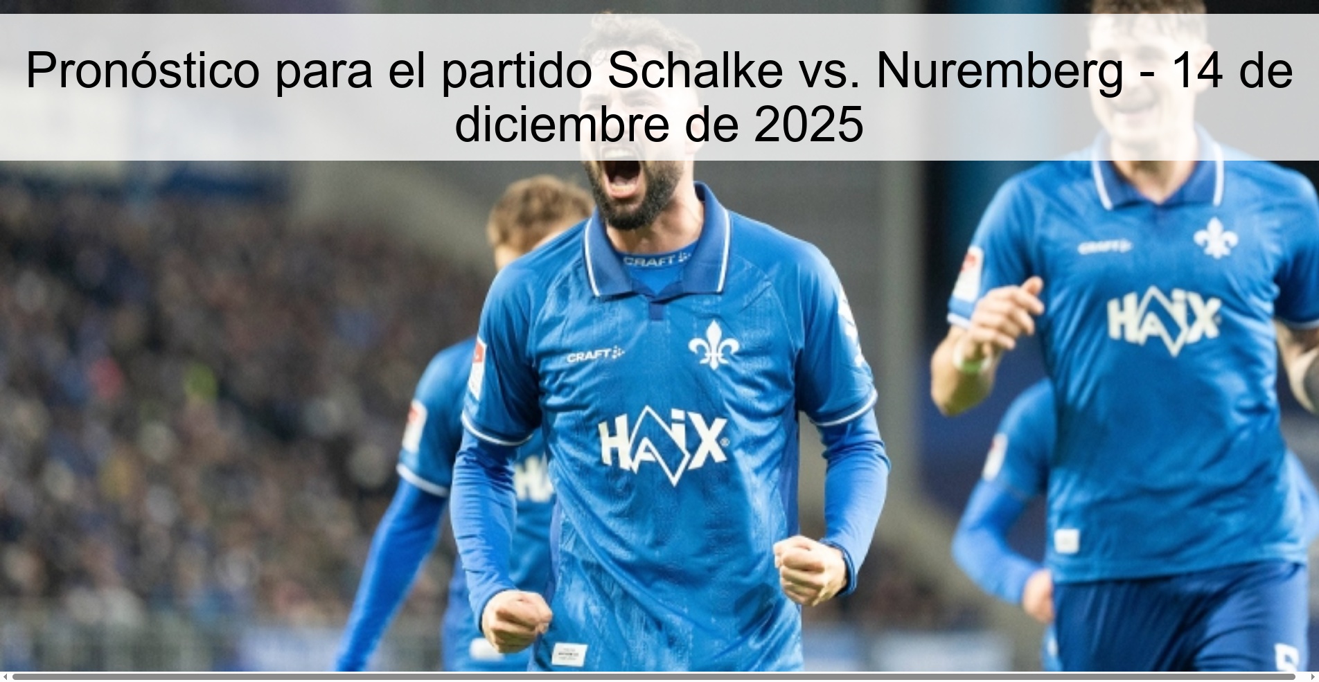 Prediction for the match Schalke vs. Nuremberg - December 14, 2025