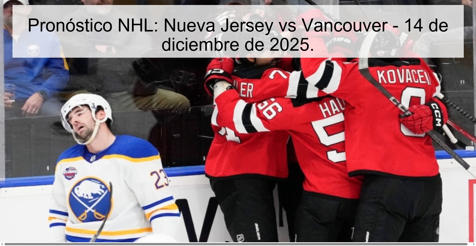NHL Prediction: New Jersey vs Vancouver - December 14, 2025.