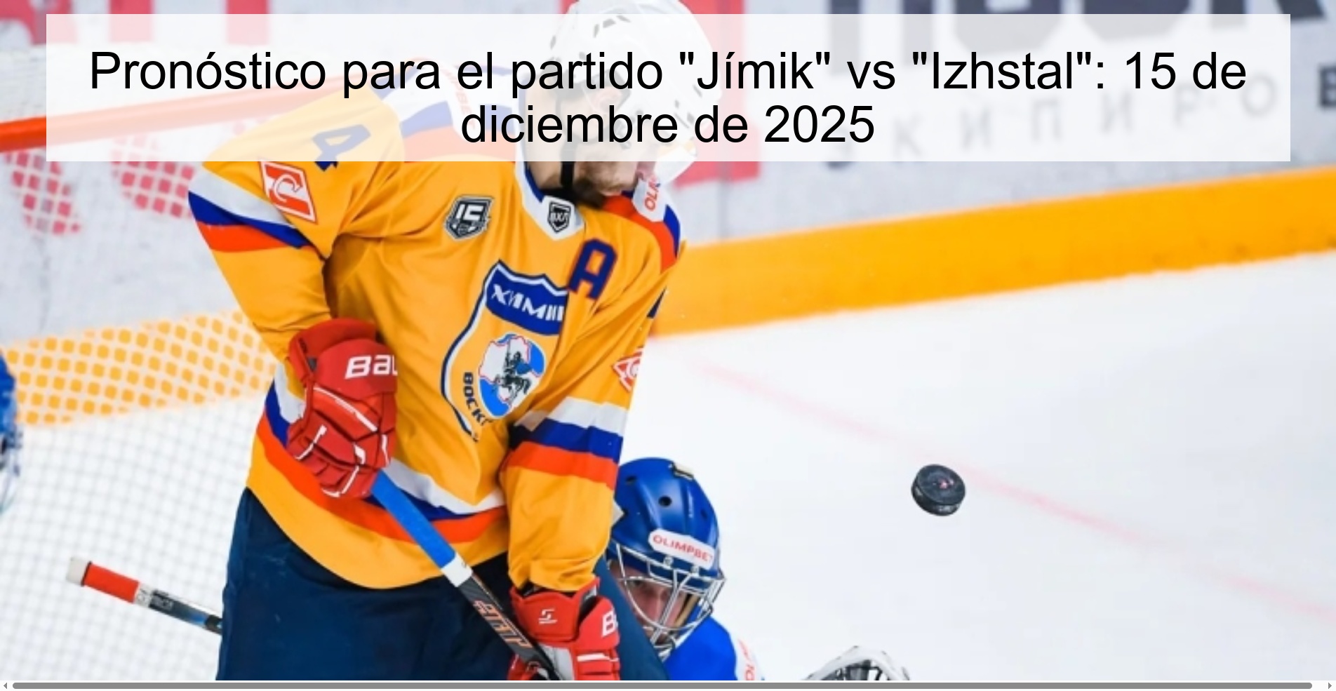 Pronóstico para el partido 