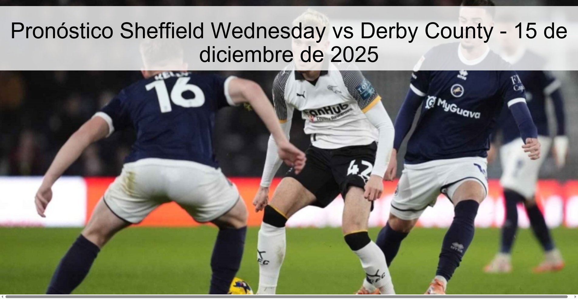 Sheffield Wednesday vs Derby County Prediction – December 15, 2025