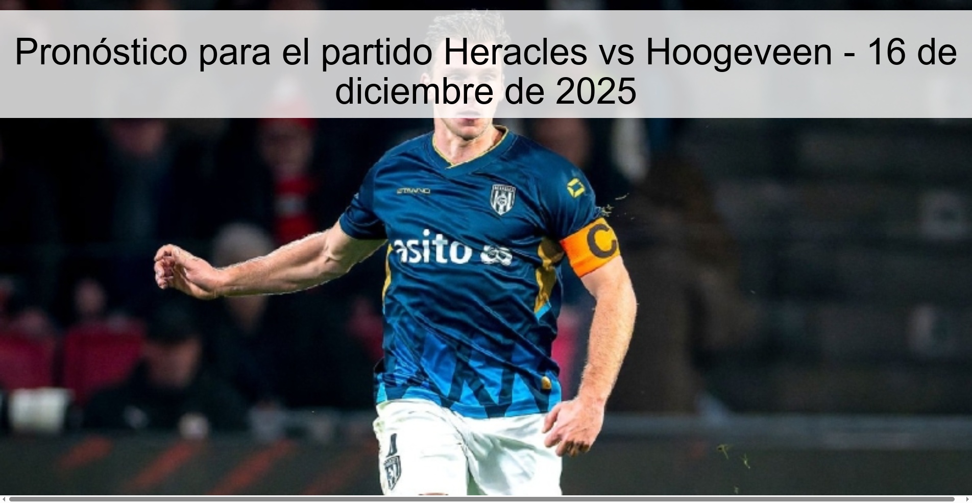 Prediction for the match Heracles vs Hoogeveen - December 16, 2025