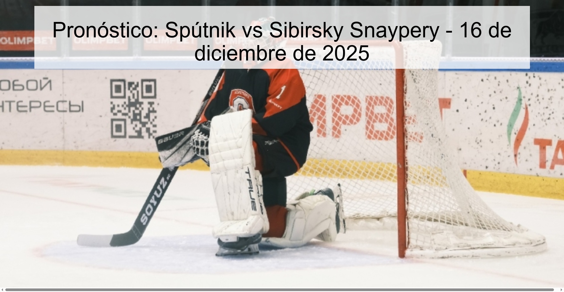 Prediction: Sputnik vs Sibirsky Snaypery - December 16, 2025