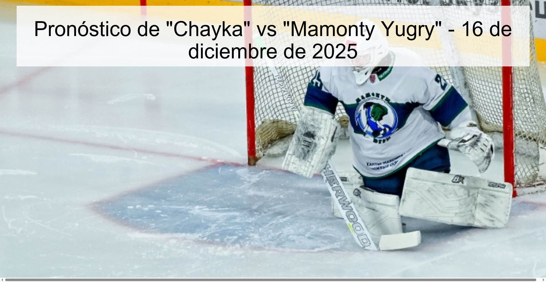 Pronóstico de 