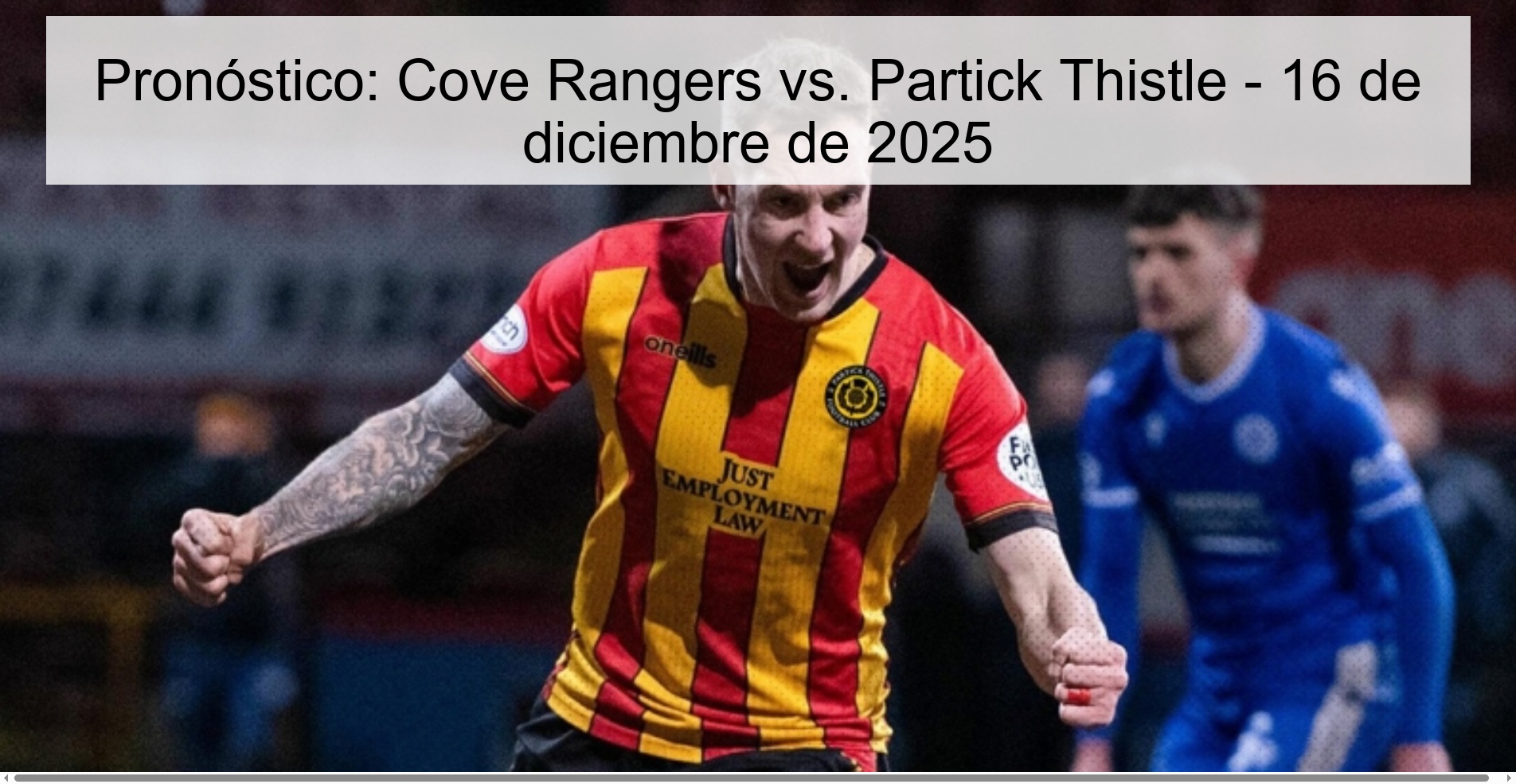 Prediction: Cove Rangers vs. Partick Thistle – December 16, 2025