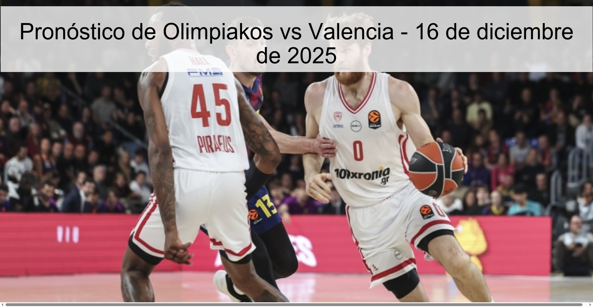 Olimpiakos vs Valencia Prediction – December 16, 2025