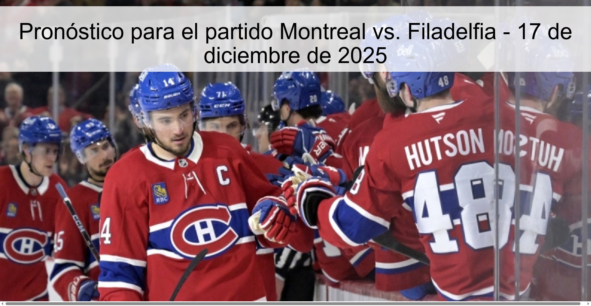 Prediction for the match Montreal vs. Philadelphia - December 17, 2025