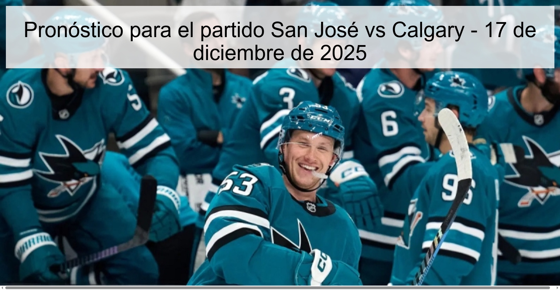 Prediction for the match San Jose vs Calgary - December 17, 2025