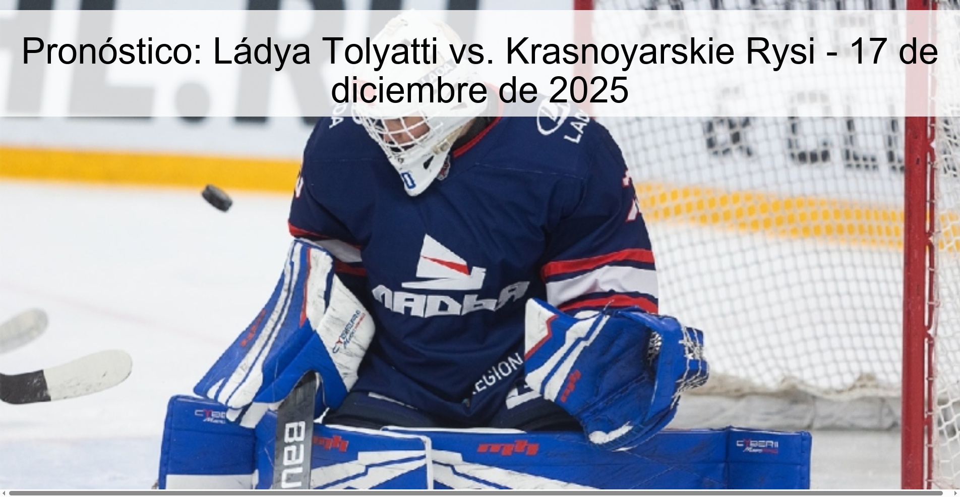 Pronóstico: Ládya Tolyatti vs. Krasnoyarskie Rysi - 17 de diciembre de 2025