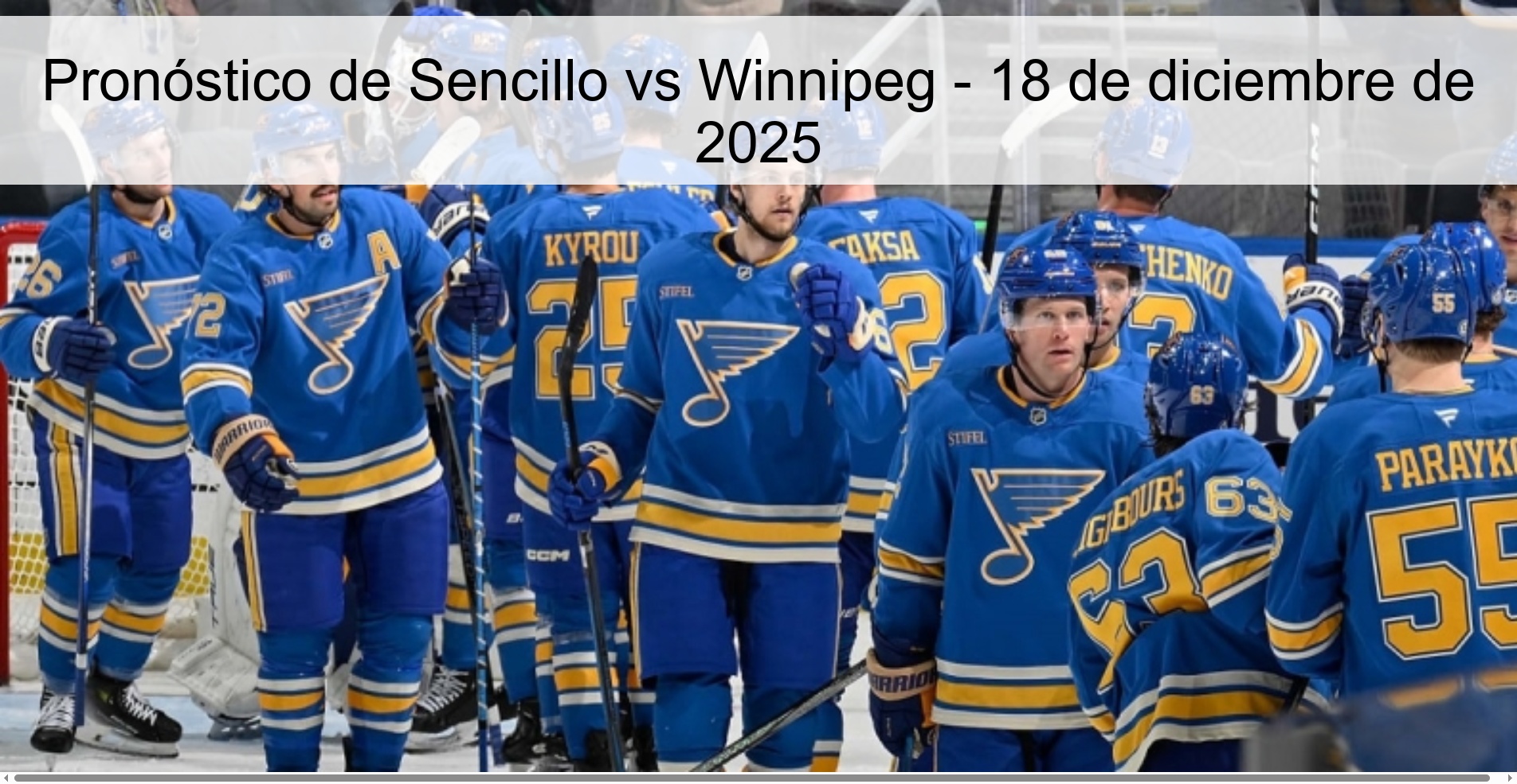 Sencillo vs Winnipeg Prediction – December 18, 2025