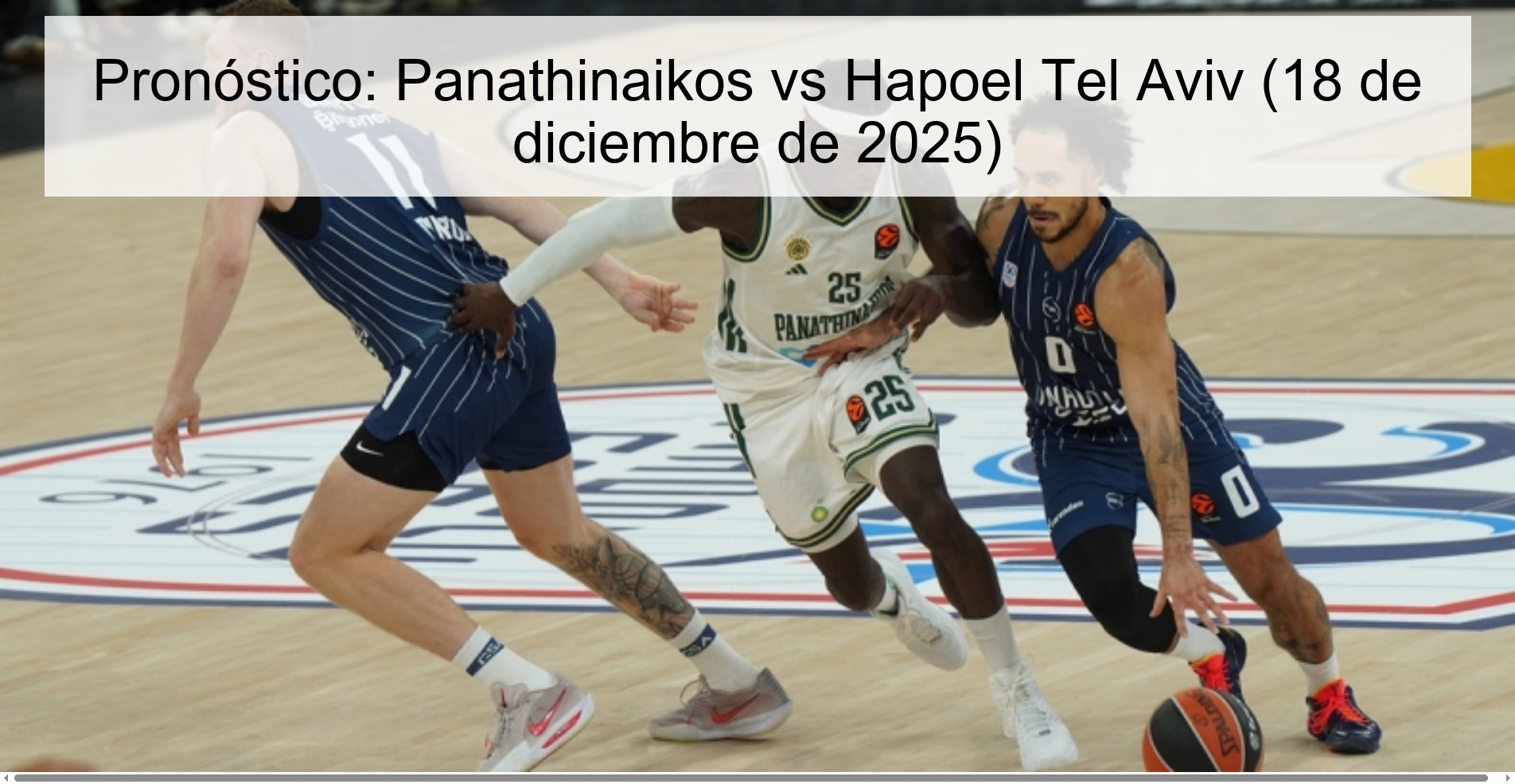 Prediction: Panathinaikos vs Hapoel Tel Aviv (December 18, 2025)