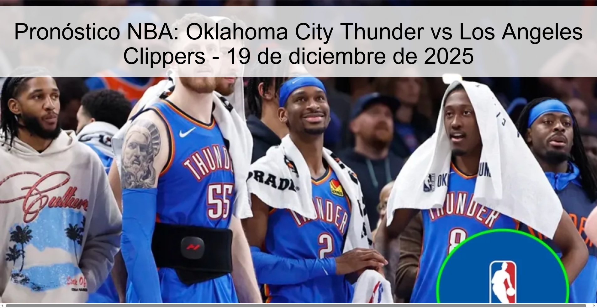 NBA Prediction: Oklahoma City Thunder vs Los Angeles Clippers - December 19, 2025