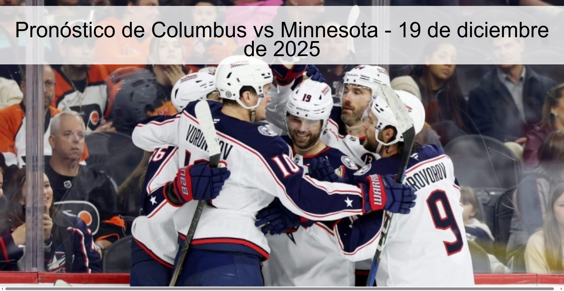 Columbus vs Minnesota Prediction – December 19, 2025