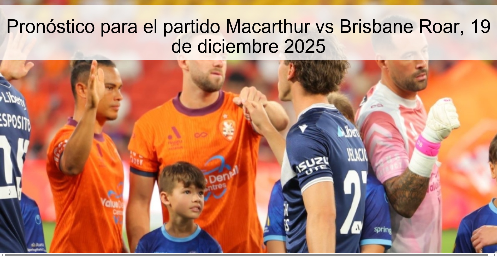 Pronóstico para el partido Macarthur vs Brisbane Roar, 19 de diciembre 2025 Pronóstico para el partido Macarthur vs Brisbane Roar, 19 de diciembre 2025