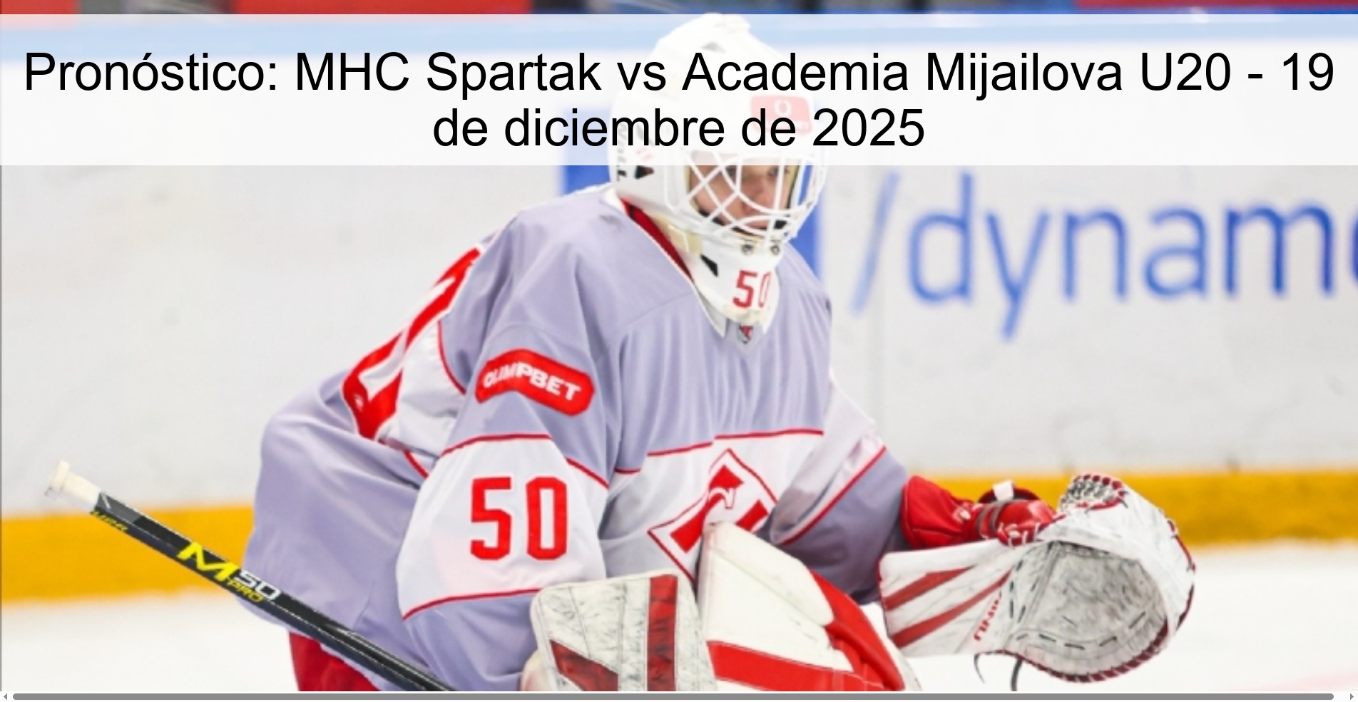 Prediction: MHC Spartak vs Academia Mijailova U20 – December 19, 2025