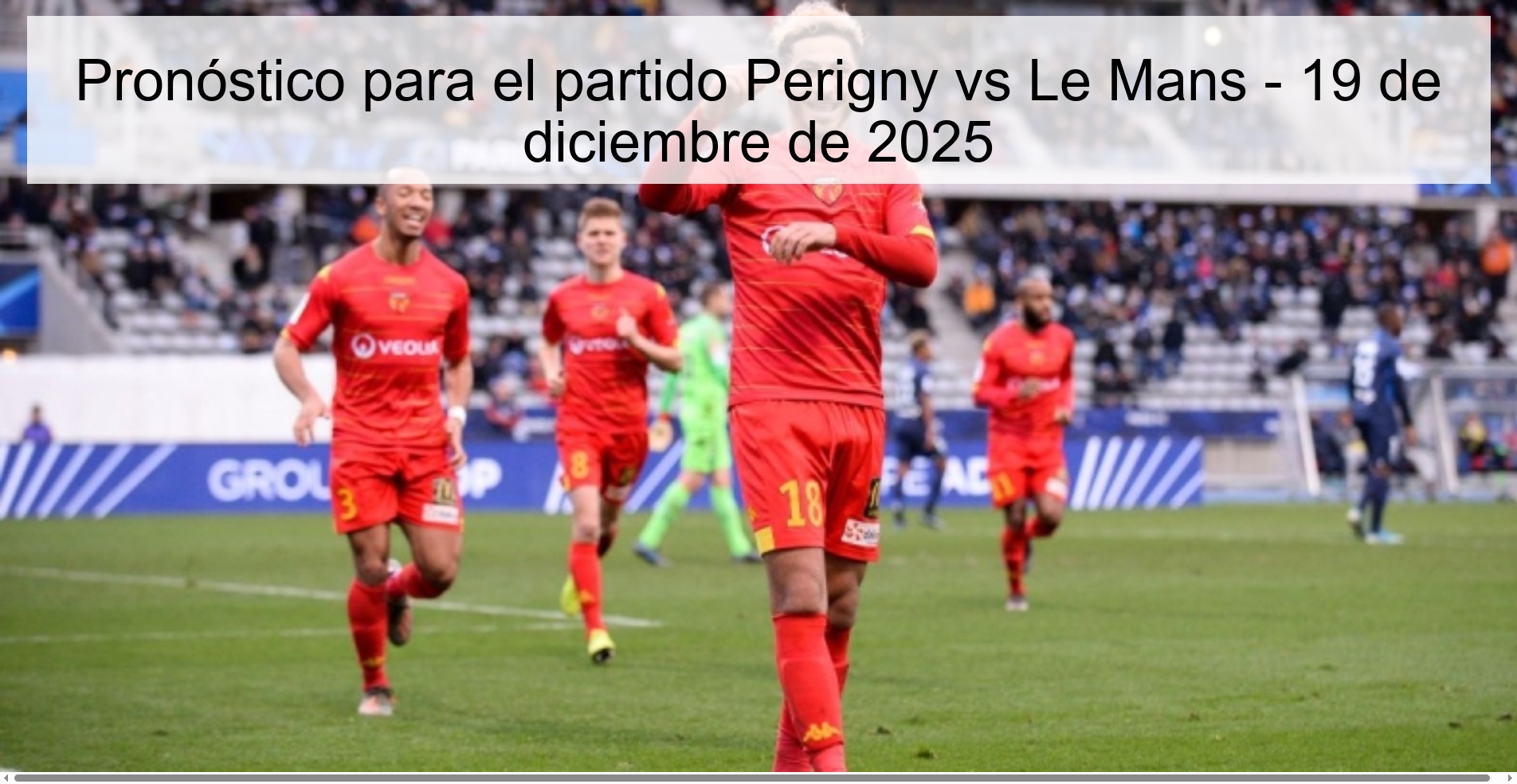 Prediction for the match Perigny vs Le Mans - December 19, 2025