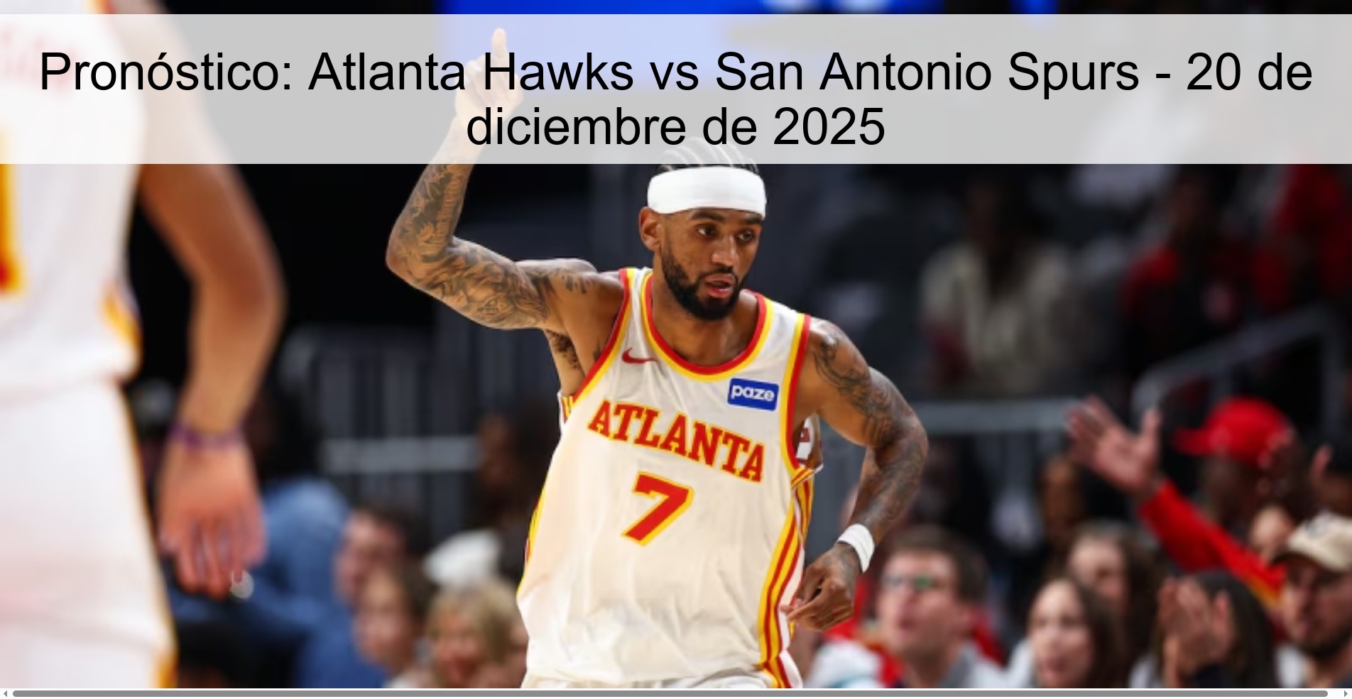 Prediction: Atlanta Hawks vs San Antonio Spurs - December 20, 2025