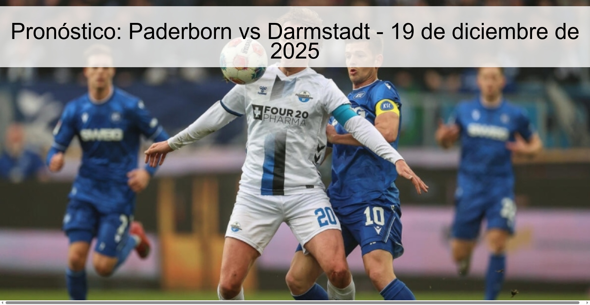 Prediction: Paderborn vs Darmstadt – December 19, 2025