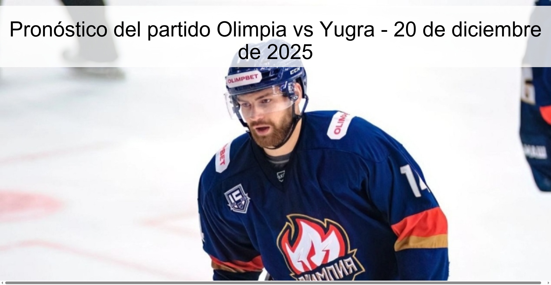 Olimpia vs Yugra Prediction – December 20, 2025