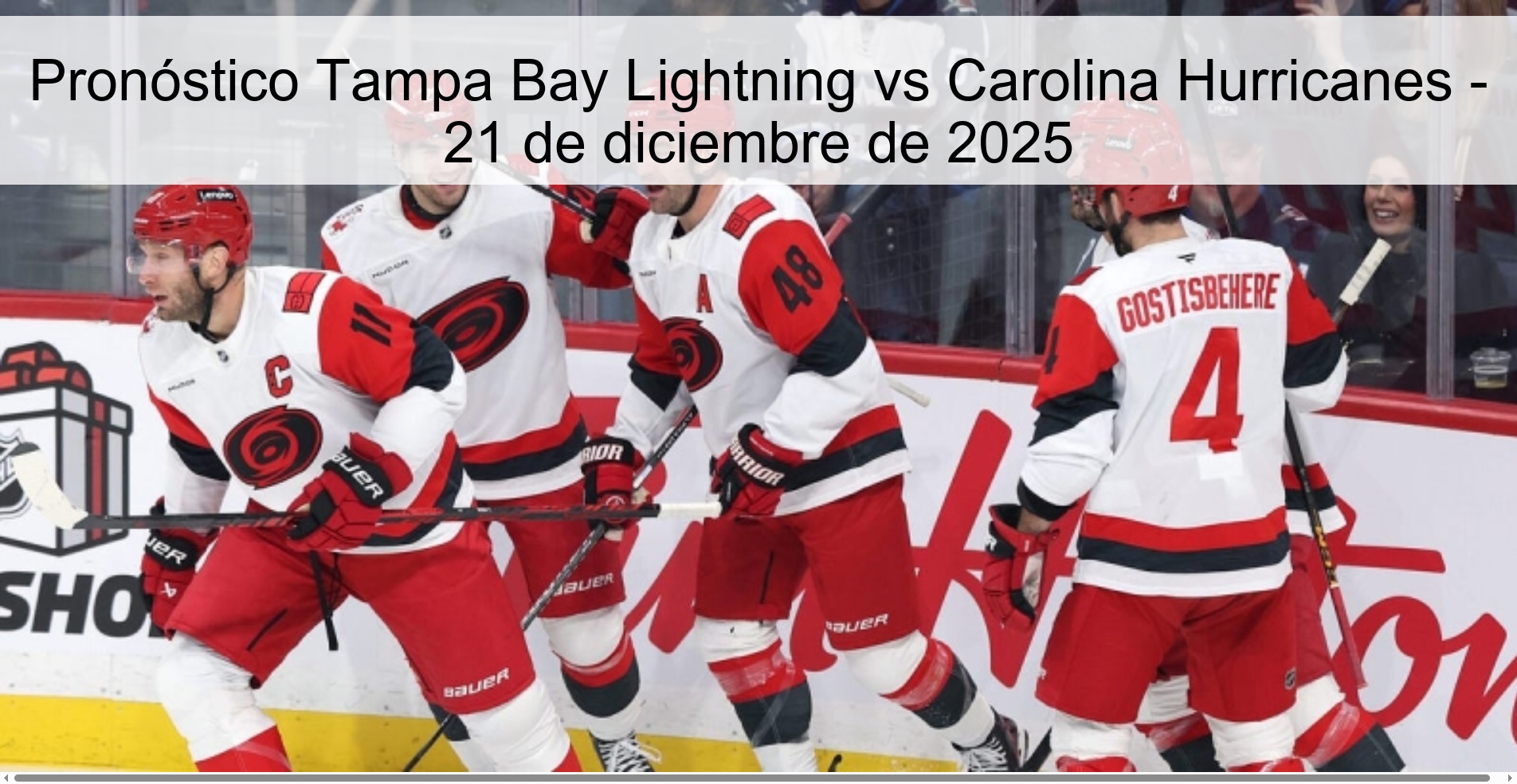 Tampa Bay Lightning vs Carolina Hurricanes Prediction – December 21, 2025