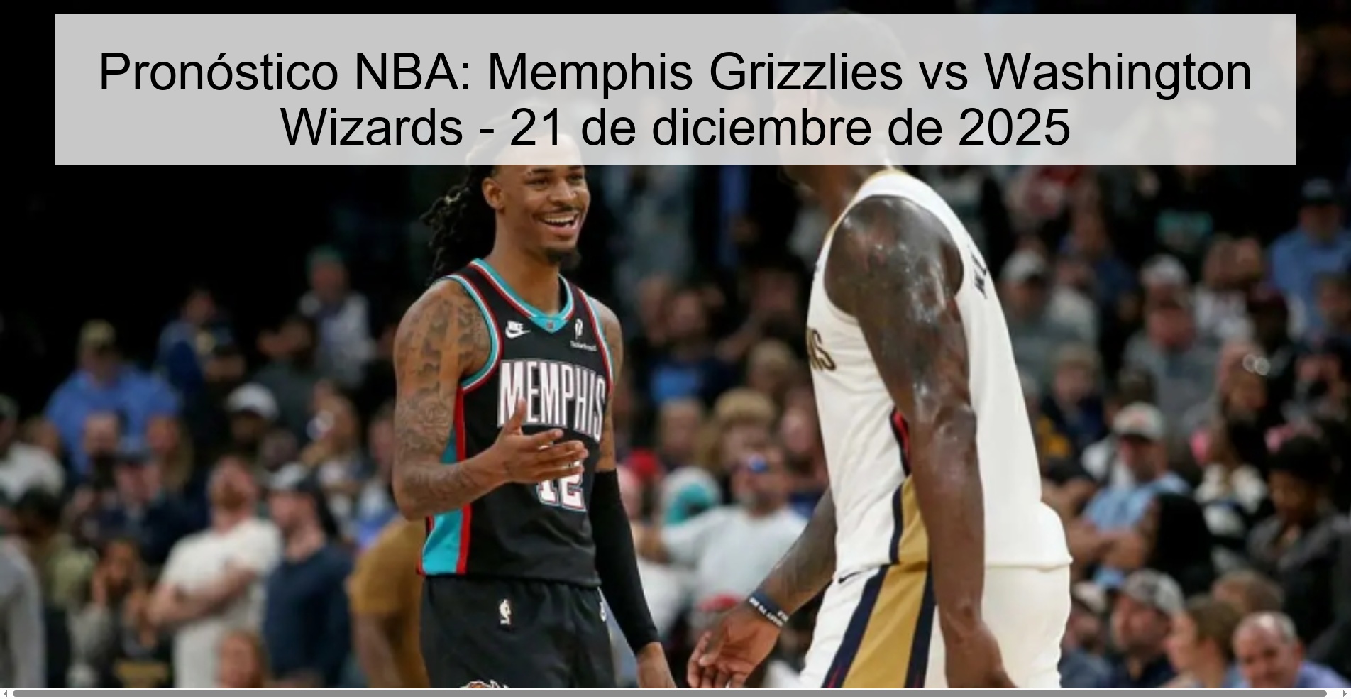 NBA Prediction: Memphis Grizzlies vs Washington Wizards - December 21, 2025