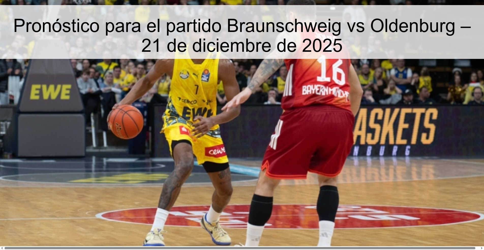 Prediction for the match Braunschweig vs Oldenburg – December 21, 2025