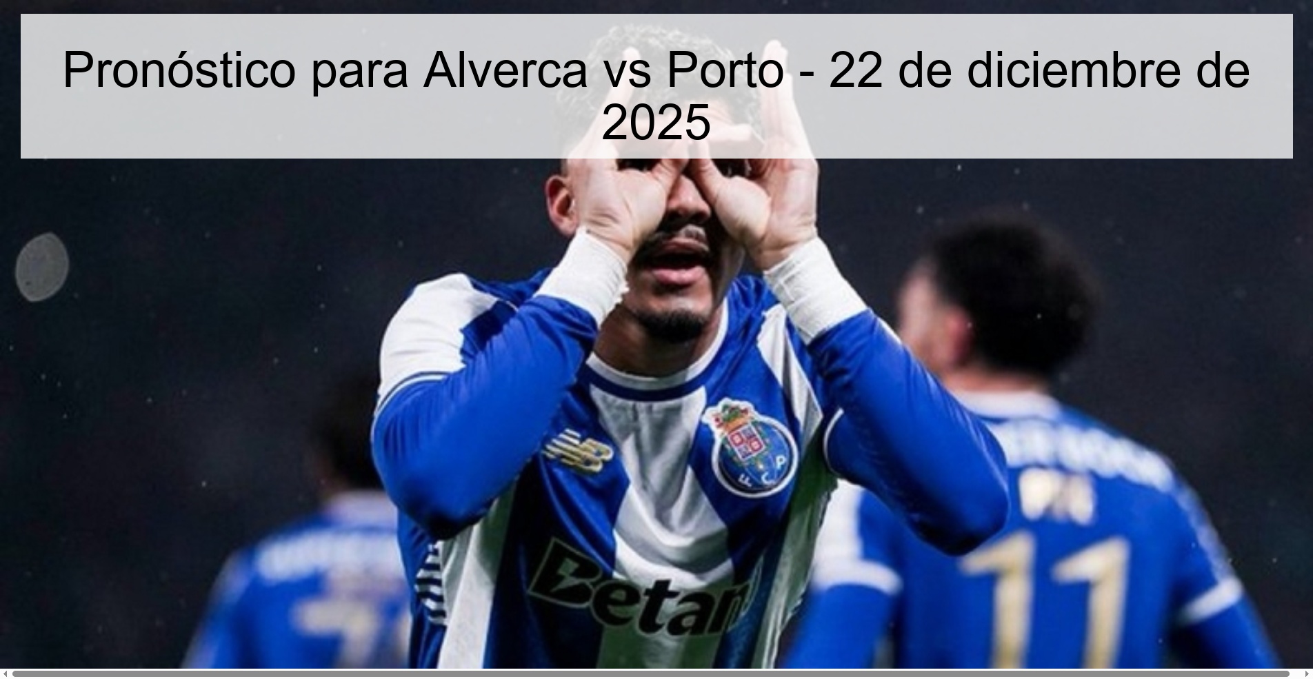 Prediction for Alverca vs Porto - December 22, 2025