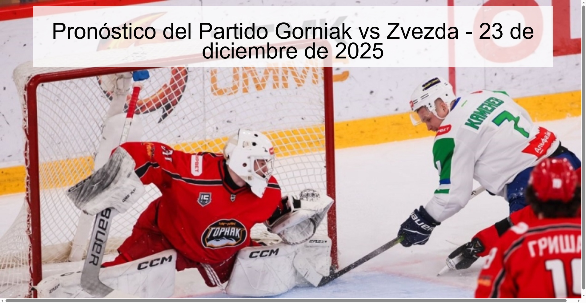 Gorniak vs Zvezda Match Prediction – December 23, 2025