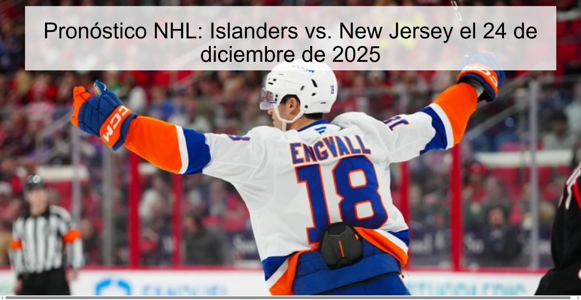 NHL Prediction: Islanders vs. New Jersey on December 24, 2025