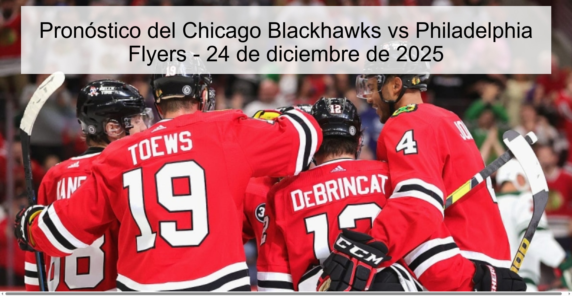 Chicago Blackhawks vs Philadelphia Flyers Prediction – December 24, 2025
