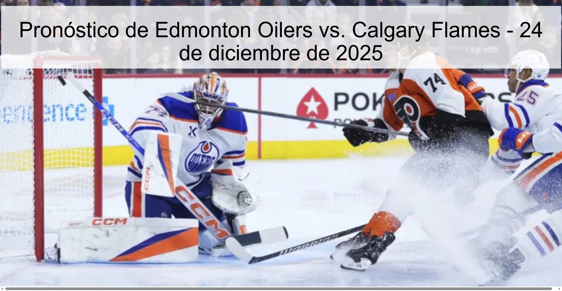 Pronóstico de Edmonton Oilers vs. Calgary Flames - 24 de diciembre de 2025