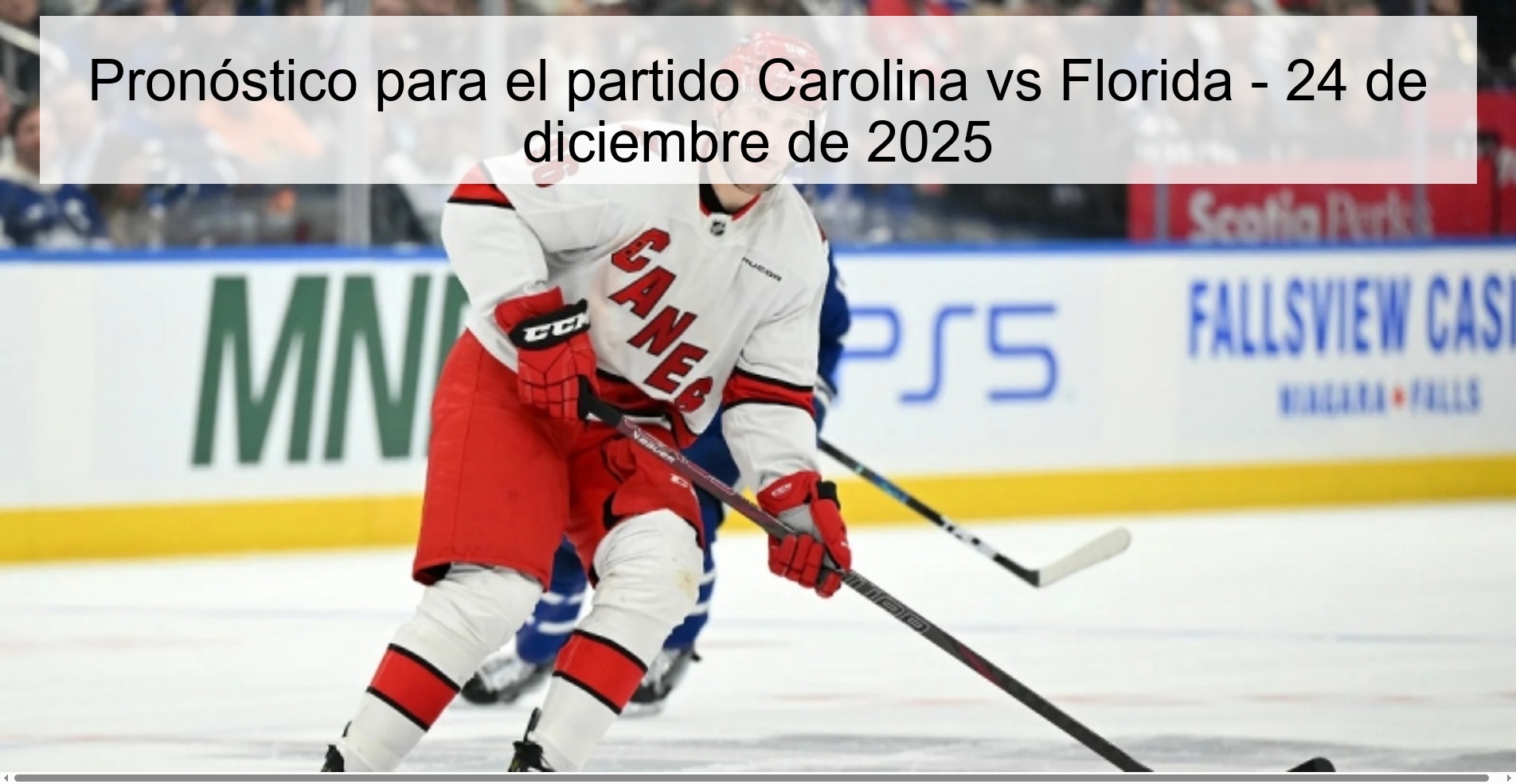 Prediction for the Carolina vs Florida match - December 24, 2025